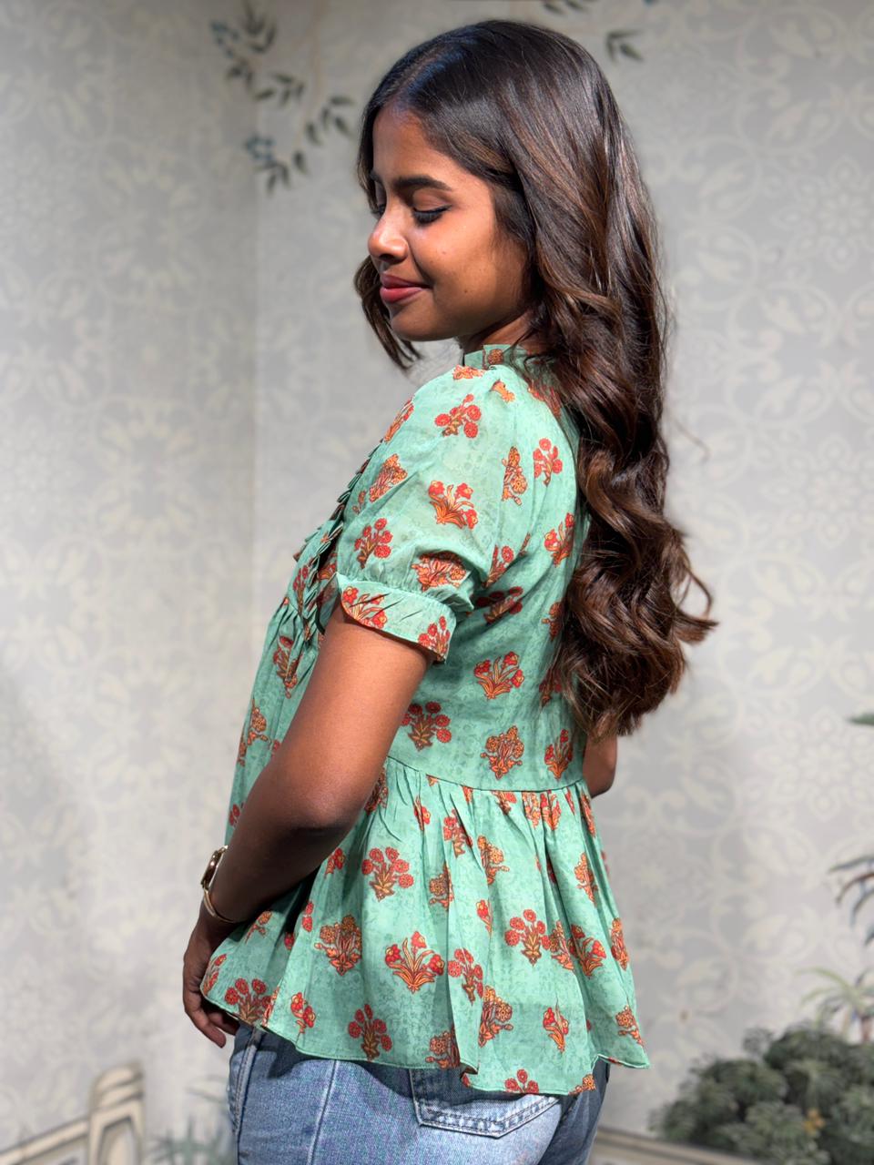 Mint Charm Peplum - Image 5