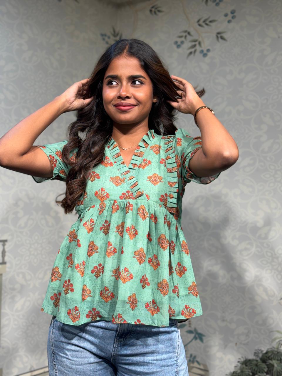 Mint Charm Peplum - Image 3