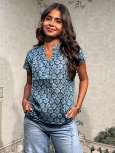 Indigo Petal Tunic