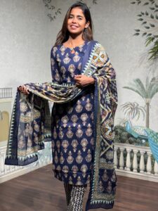 Midnight Blue Kurta Set