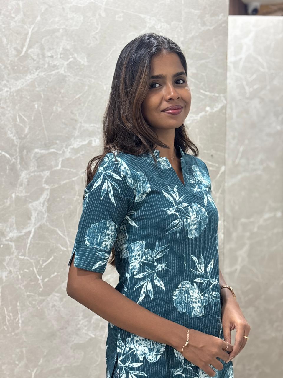 Teal Blossom Co-ord - Image 3