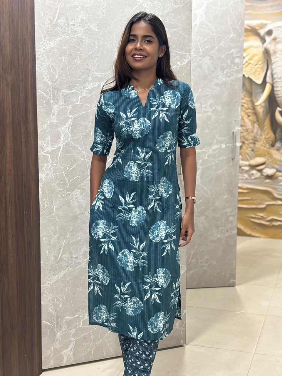 Teal Blossom Co-ord - Image 5