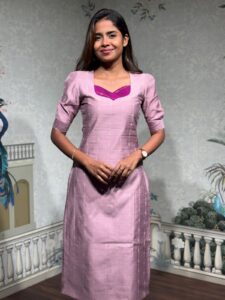 Lavender Silk Blend Kurti