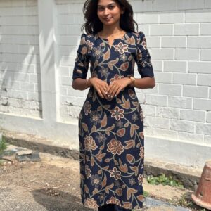 Navy Foil Printed Co-ord Set