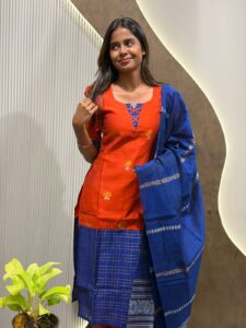 Neelam Orange Set